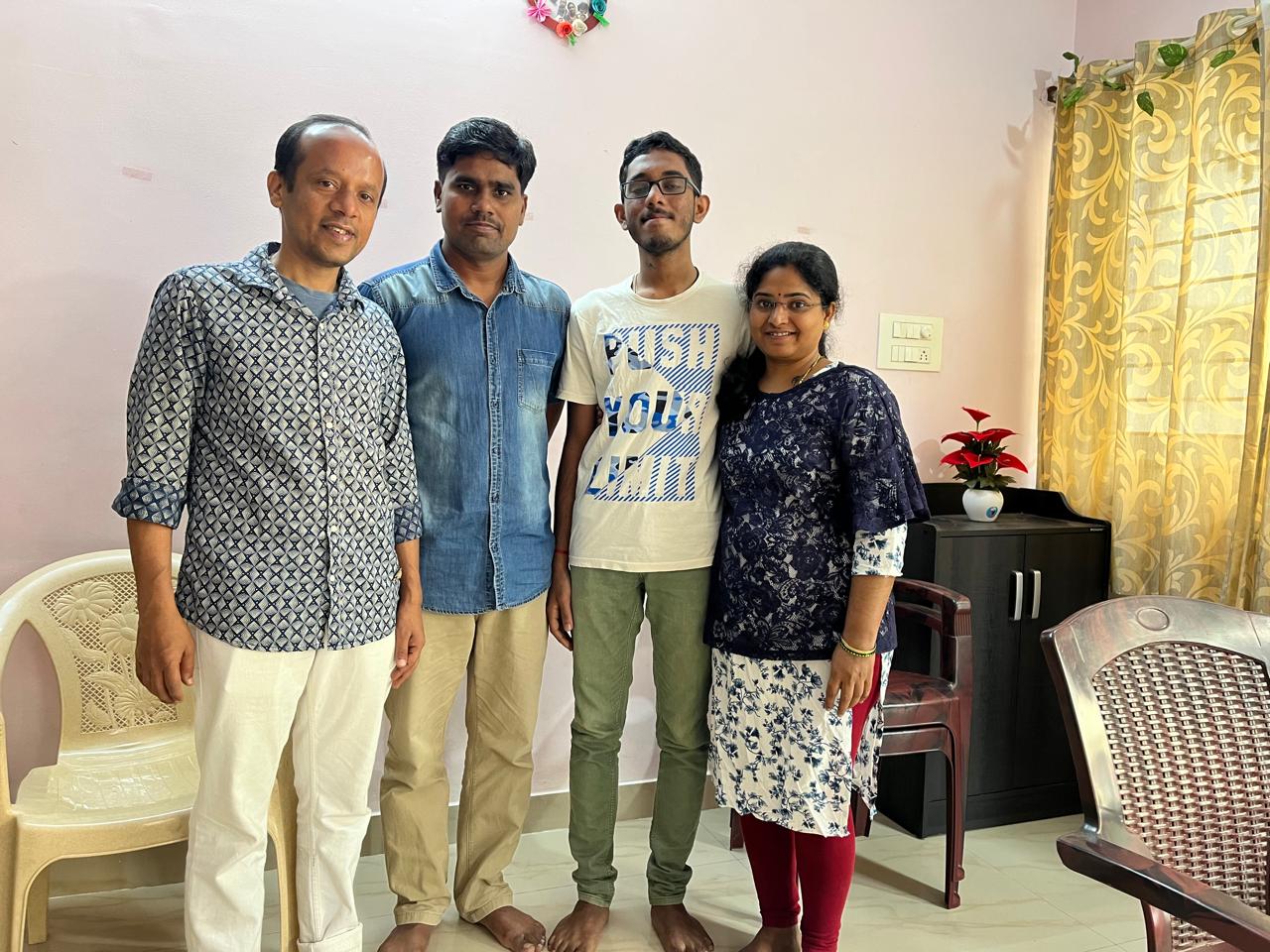 Proud parents of R K Shishir with Dr Ramu